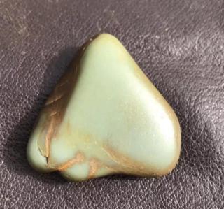 顶级的沙枣青和田玉,原来是这种